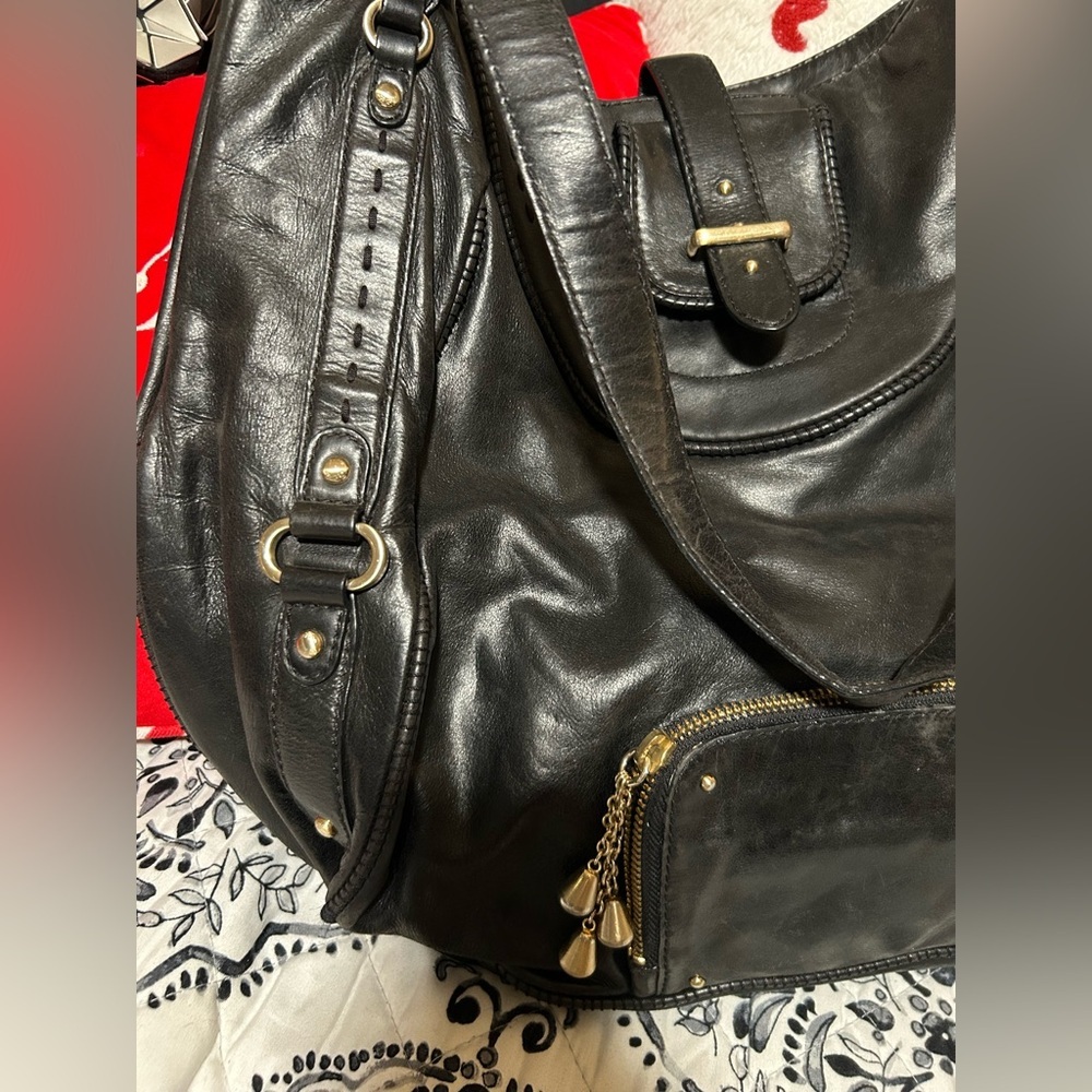 Tre Vero Black Leather Women's Bag